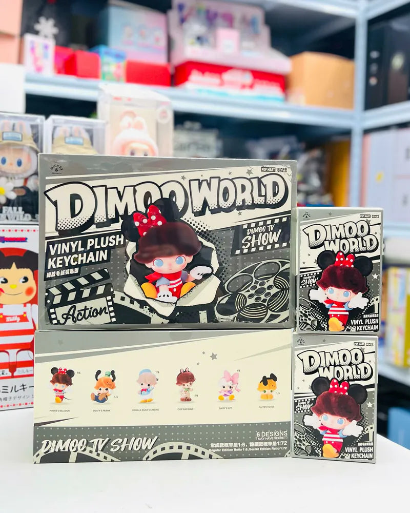 DIMOO WORLD × DISNEY Series-Vinyl Plush Schlüsselanhänger Blind Box - BlindBOX