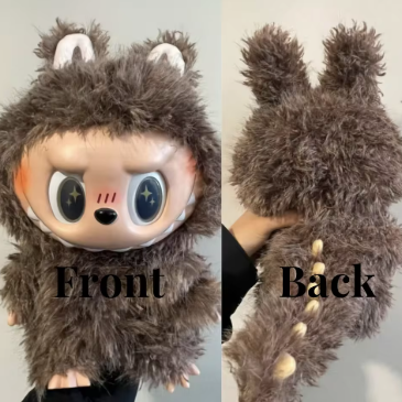 Labubu Zimomo 38cm - Braun - Dekoration