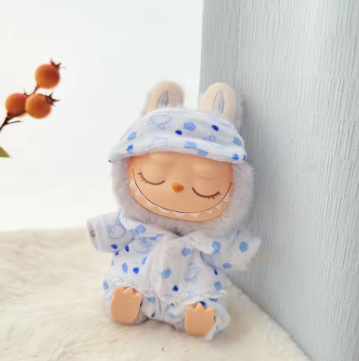 Labubu Outfit Series 30: Good Night - Blau - Dekoration