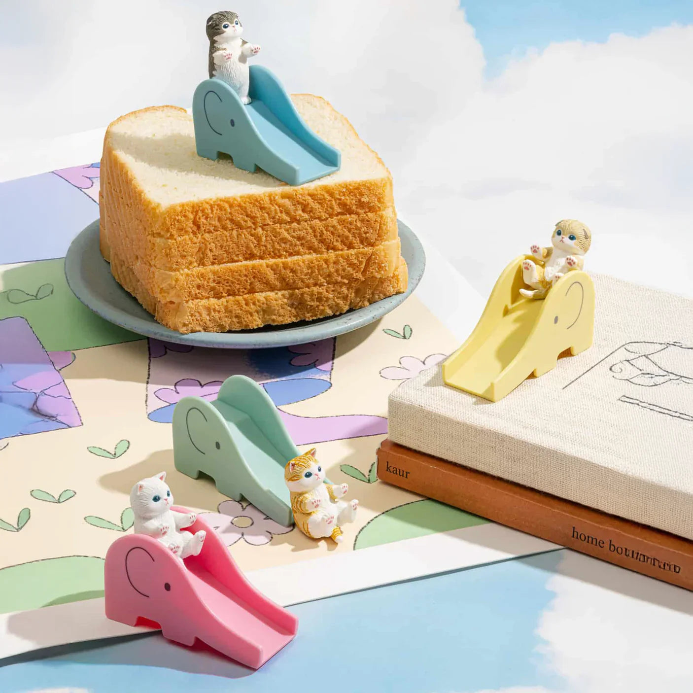 Mofusand Premium Series Cats on Slides Blind Box - Schweiz Trend Shop