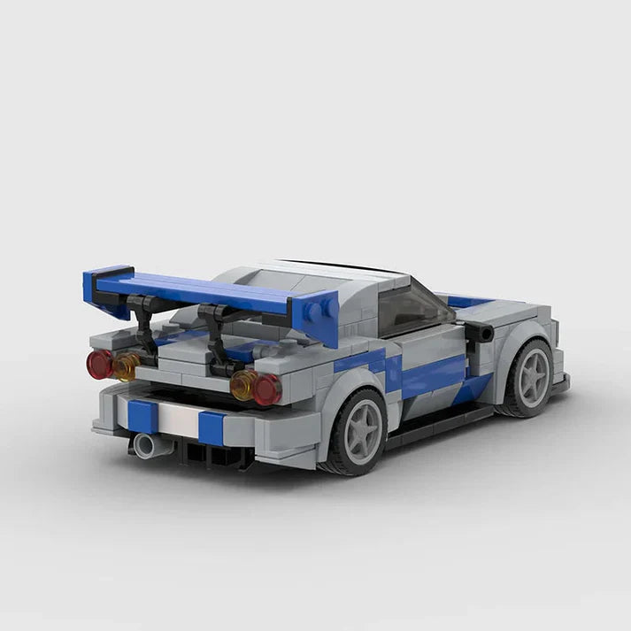 Nissan Skyline R34 Bausteinauto - Schweiz Trend Shop