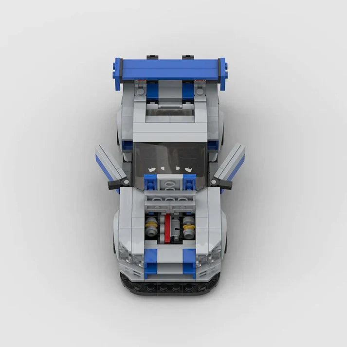 Nissan Skyline R34 Bausteinauto - Schweiz Trend Shop