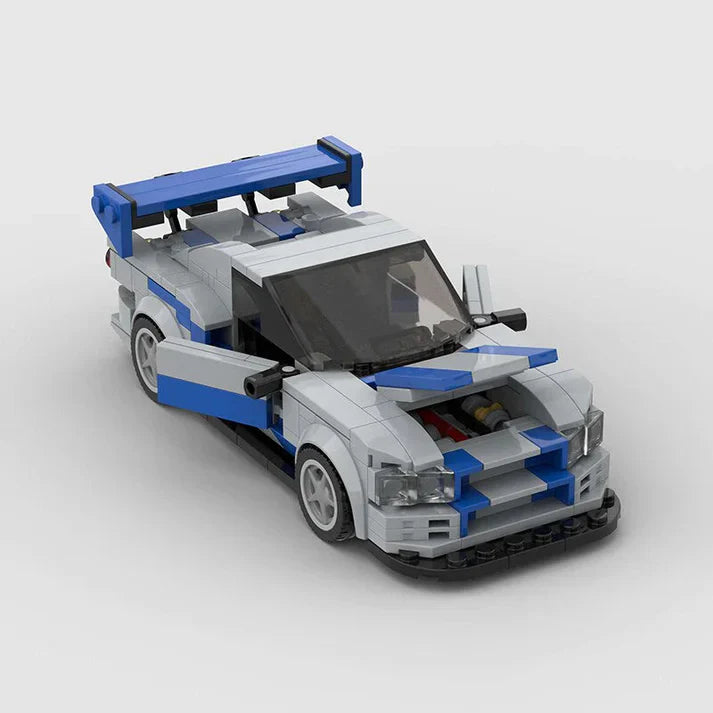 Nissan Skyline R34 Bausteinauto - Schweiz Trend Shop