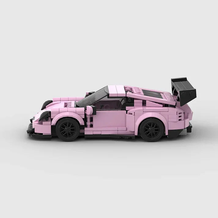 Porsche 911 GT3 Pink Edition Bausteinauto - Schweiz Trend Shop