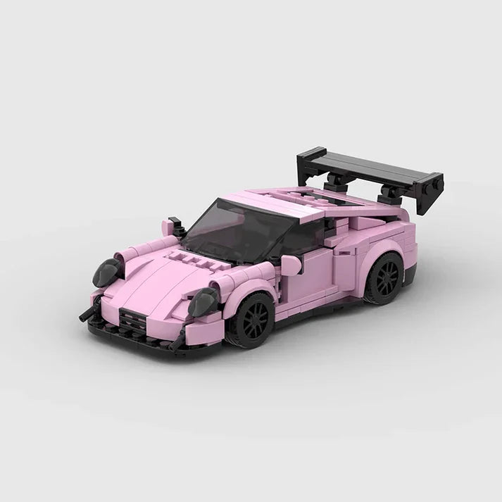 Porsche 911 GT3 Pink Edition Bausteinauto - Schweiz Trend Shop