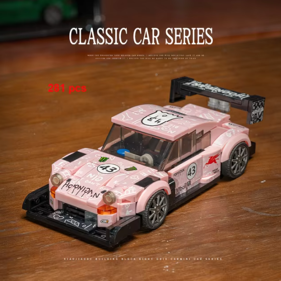 Porsche 911 RSR Limited Pink Edition Bausteinauto - Schweiz Trend Shop
