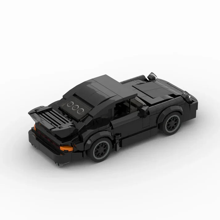 Porsche 911 Turbo Wangan Midnight Black Bausteinauto - Schweiz Trend Shop