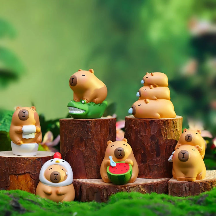 Capybara Figures 4 Blind Box