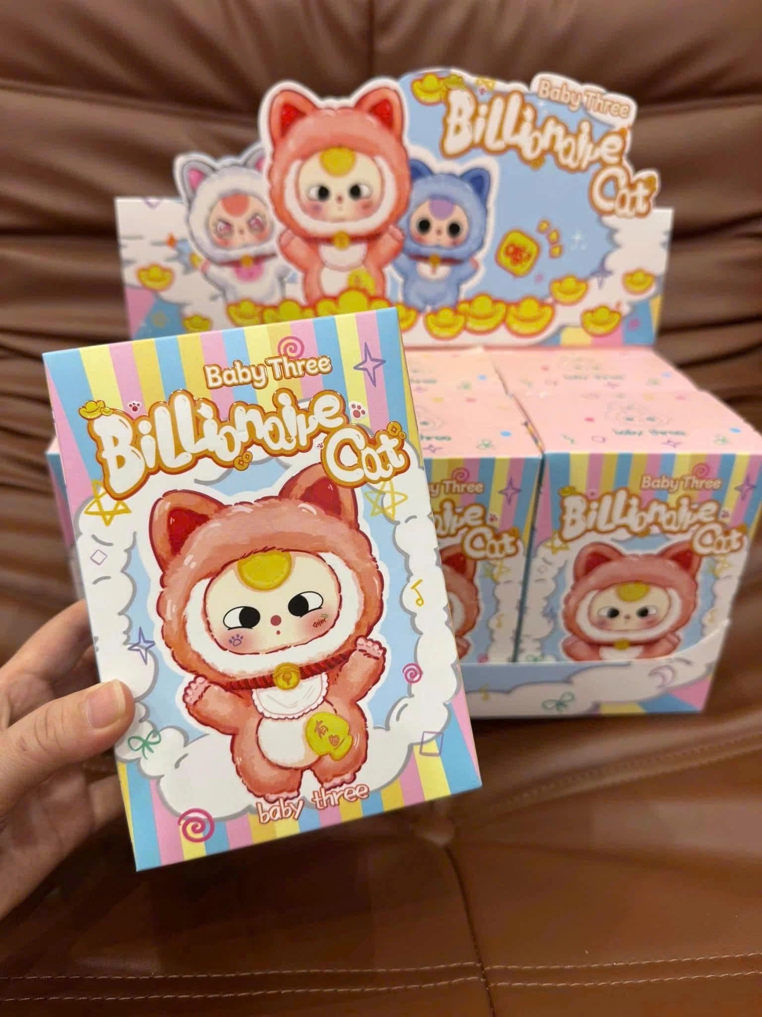 Baby Three Billionaire Cat Plush Series Blind Box