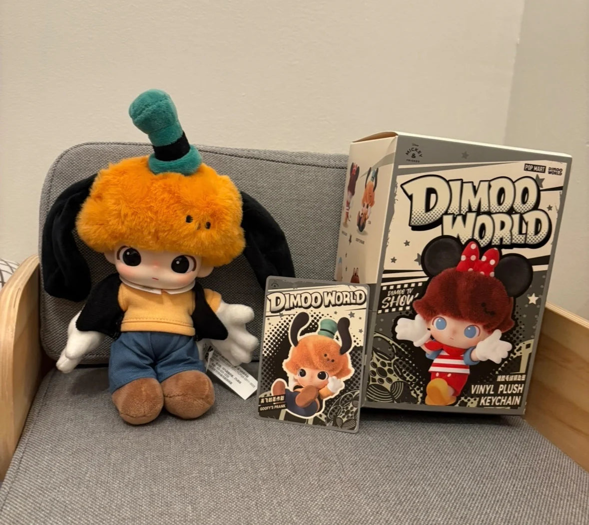 DIMOO WORLD × DISNEY Series-Vinyl Plush Schlüsselanhänger Blind Box - BlindBOX