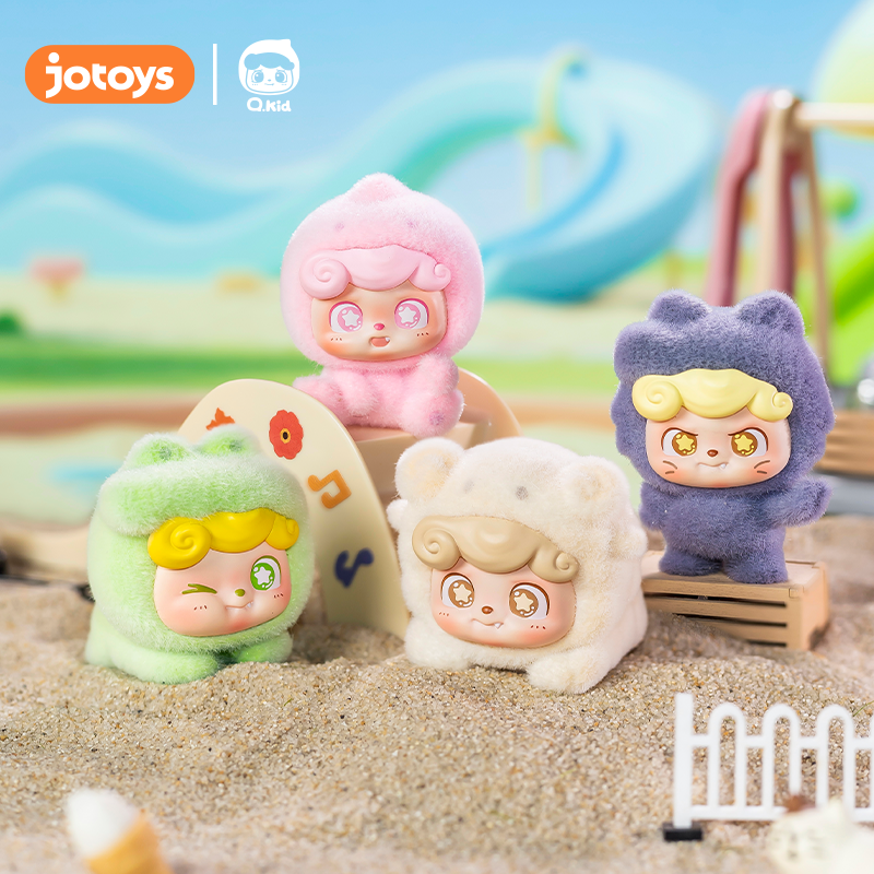 Q Kid - Serie di mostri pelosi emozionali, confezione cieca di peluche