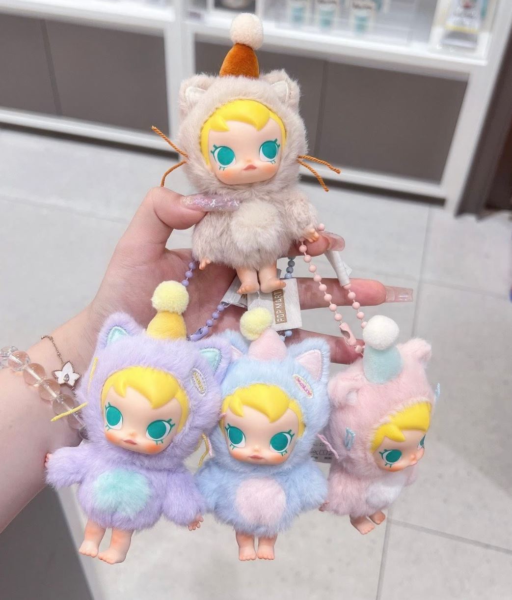 Baby Molly Pocket Friends – Plüsch Schlüsselanhänger Blind Box