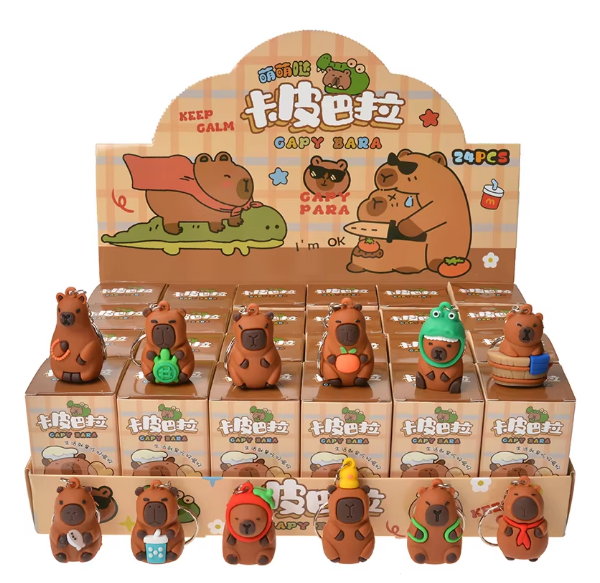 Capybara Schlüsselanhänger Blind Box - Schweiz Trend Shop