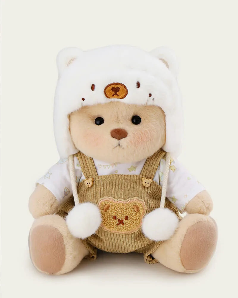 Kissa-Teddy® mit weissem Mützen - Schweiz Trend Shop