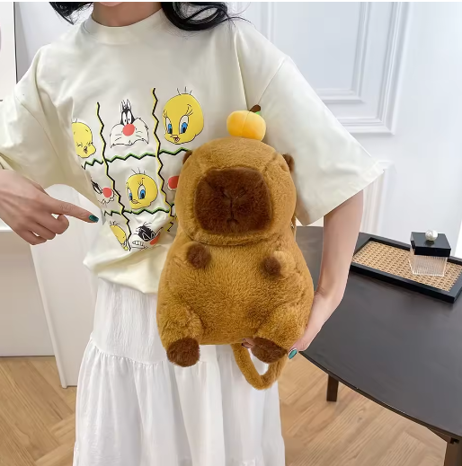 Plüsch-Rucksack Capybara - Schweiz Trend Shop