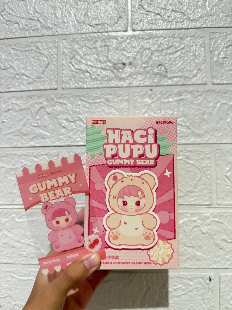 HACIPUPU Gummy Bear Series – Vinyl Plush Pendant Blind Box