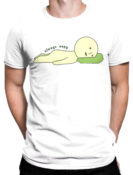 SMISKI T-Shirt Always Sleepy - Schweiz Trend Shop