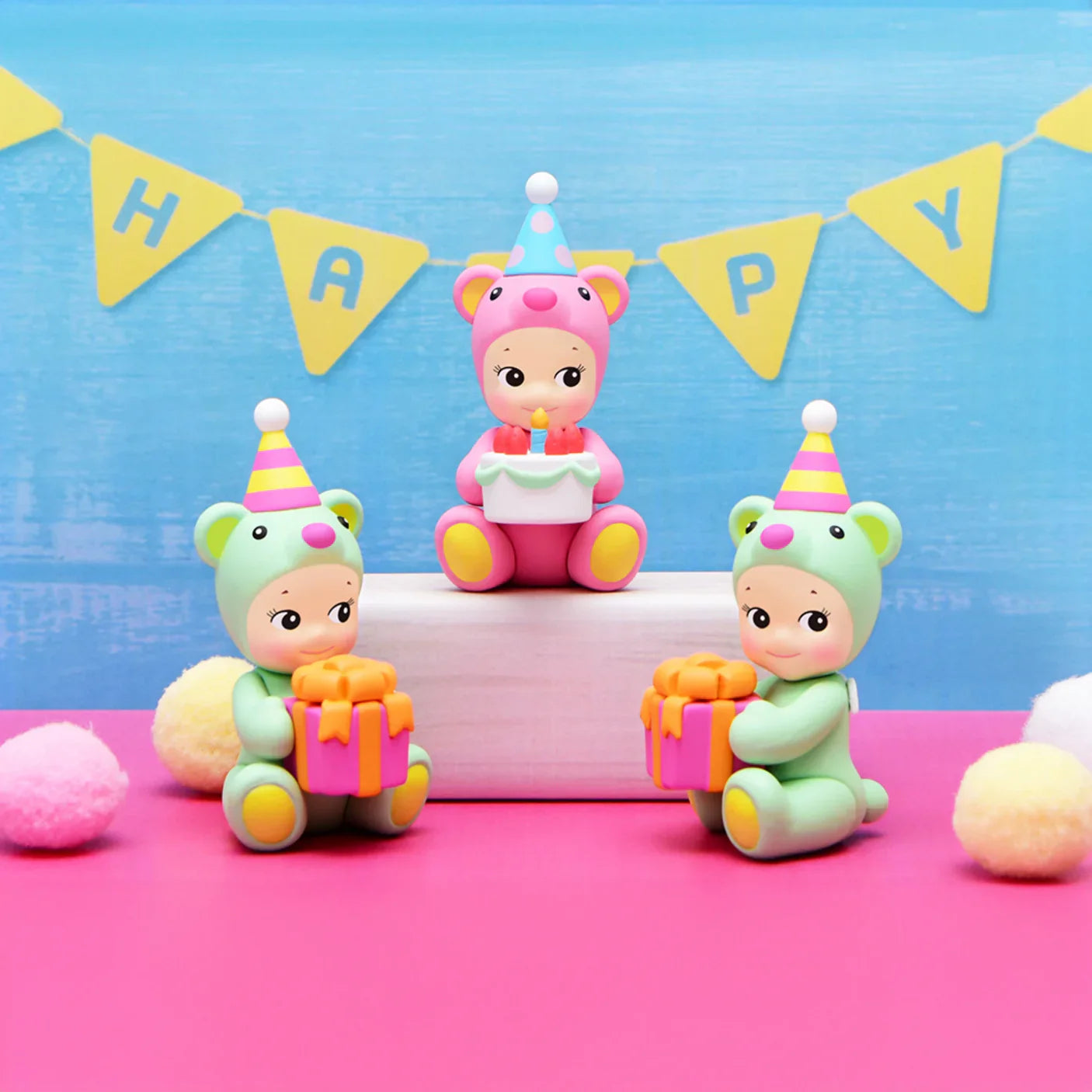 Sonny Angel Birthday Gift Bear Series - Schweiz Trend Shop
