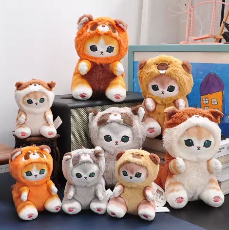 Mofusand Langschwanz Tiere Serie Plüschtiere 20cm - Dekoration