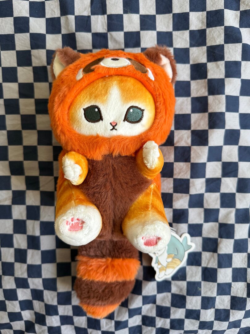 Mofusand Langschwanz Tiere Serie Plüschtiere 20cm - Panda - Dekoration