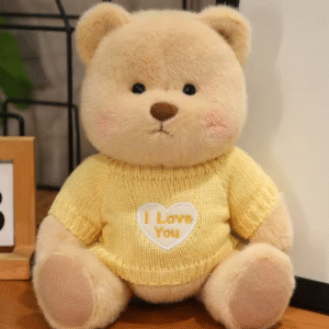 Mini Kissa-Teddy® Series 1 - I Love You / Brauner Teddy - spielzeug